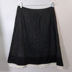NWT Pleated Ann Taylor Skirt Size 8